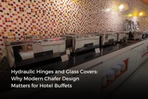 Hydraulic Hinges and Glass Covers: Why Modern Chafer Design Matters for Hotel Buffets