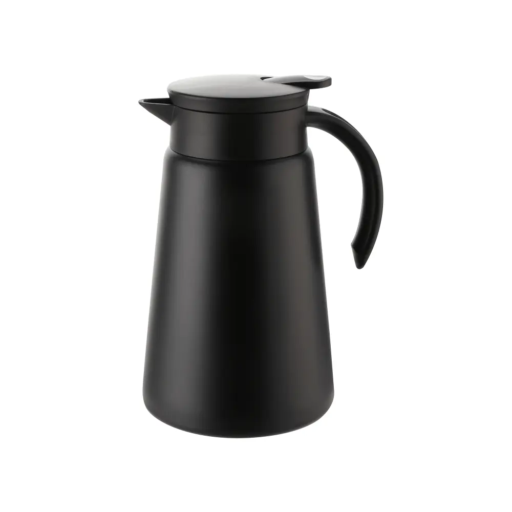 0.6L Mini Stainless Steel Vacuum Jug with Black Body-CCP100K
