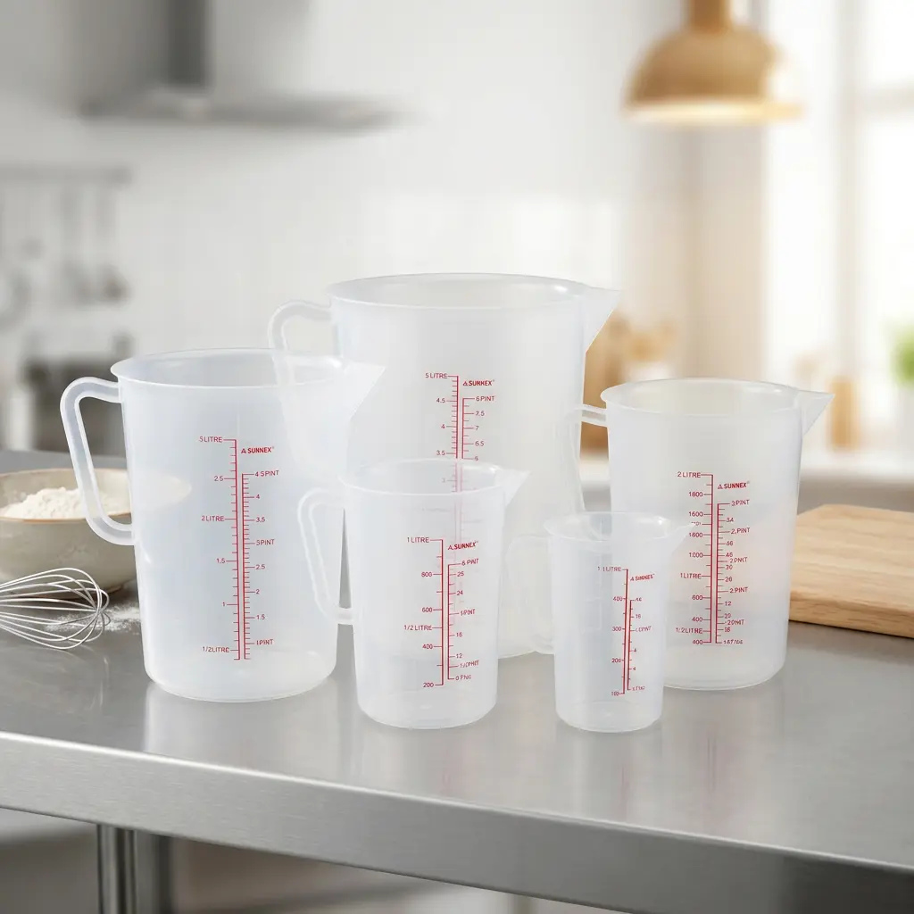 PP measuring jug at kitchen