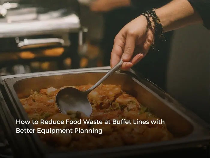 Breakfast buffets waste 25-35% of food prepared. Learn how GN pan sizing, portion tracking, and waste-log discipline cut buffet food waste and food cost