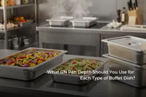 What GN Pan Depth Should You Use for Each Type of Buffet Dish?
