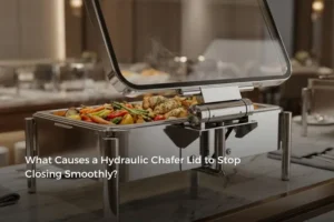 What Causes a Hydraulic Chafer Lid to Stop Closing Smoothly?